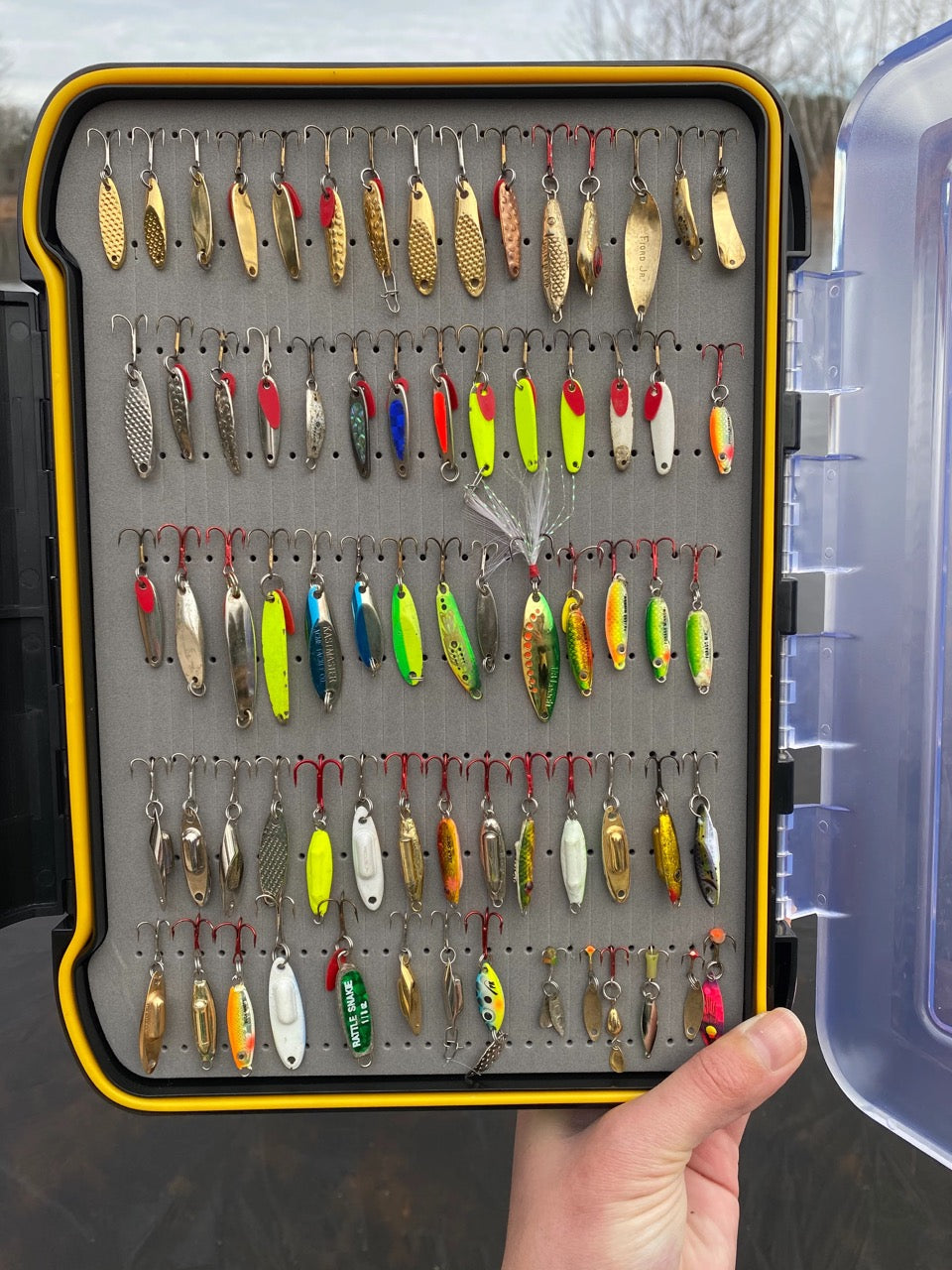 Ice fishing deals tackle box